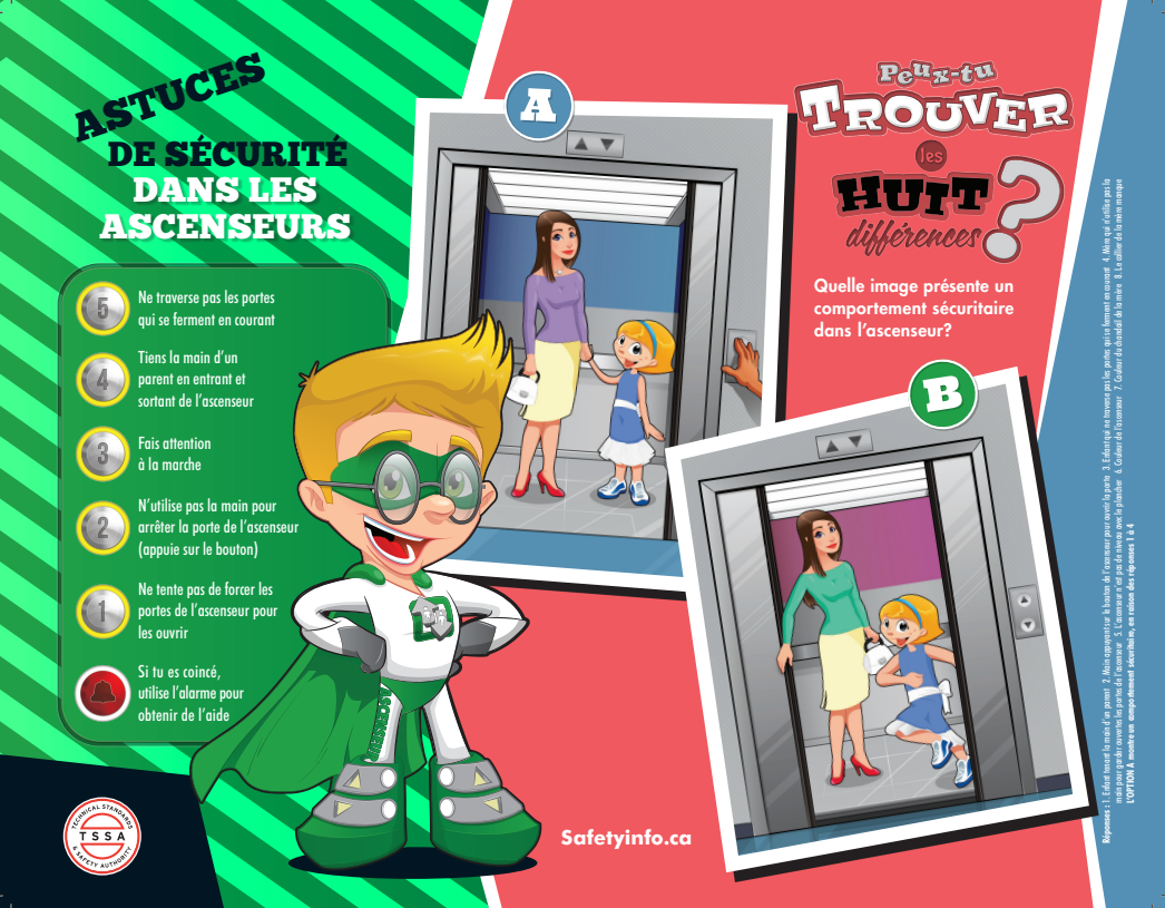 ASTUCES DE SÉCURITÉ DANS LES ASCENSEURS
